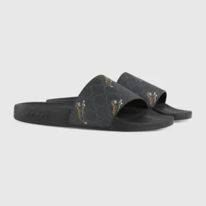 Dép Nam Gucci GG Supreme Slide Sandal