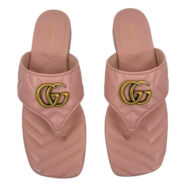 Dép Nữ Gucci GG Marmont Thong Sandal