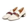 Giày Loafer Nữ Gucci Leather Mid-heel