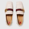 Giày Loafer Nữ Gucci Leather Mid-heel