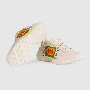 Giày Sneaker Nữ Gucci Rhyton Vintage Logo